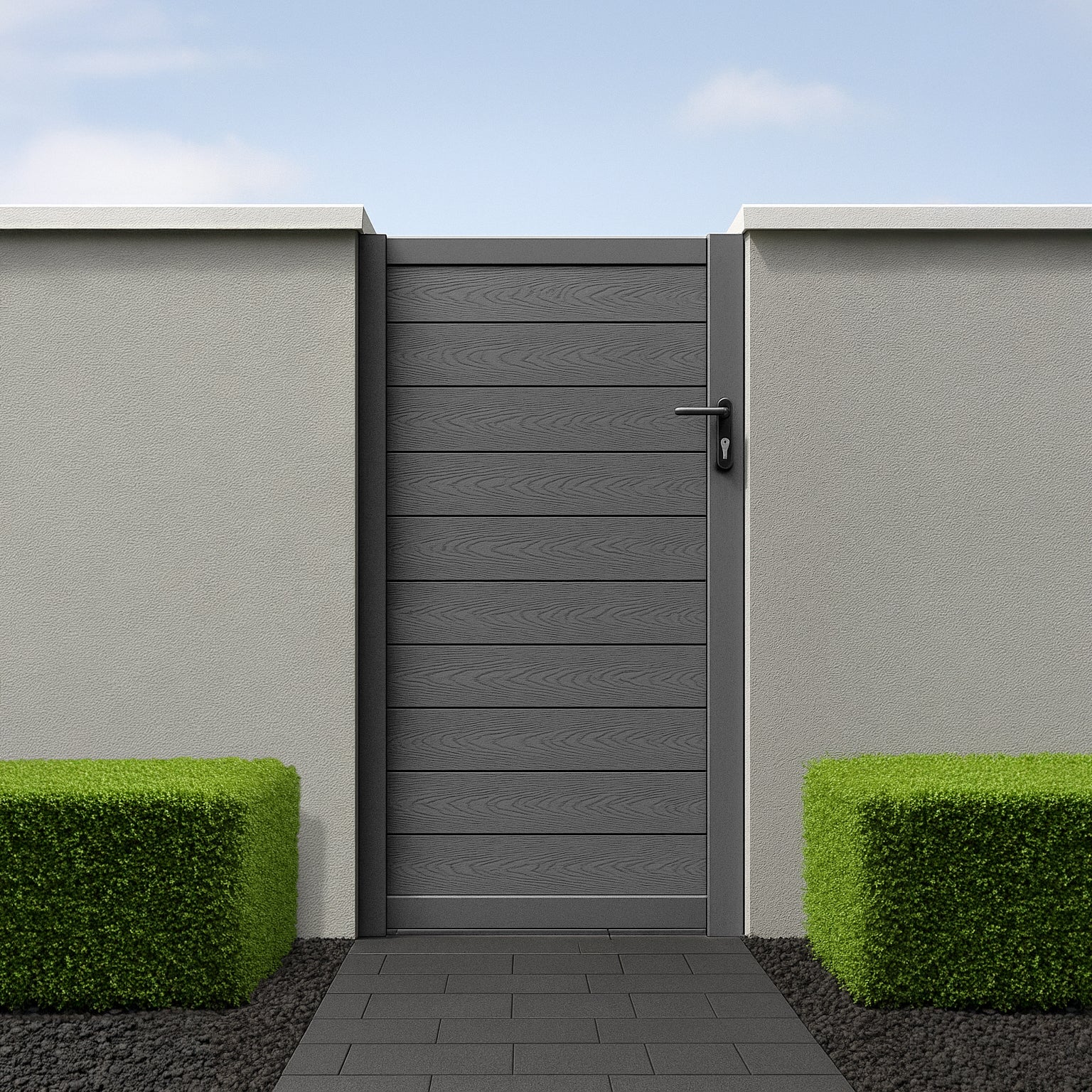 Grain Effect Traditional Pedestrian Gate