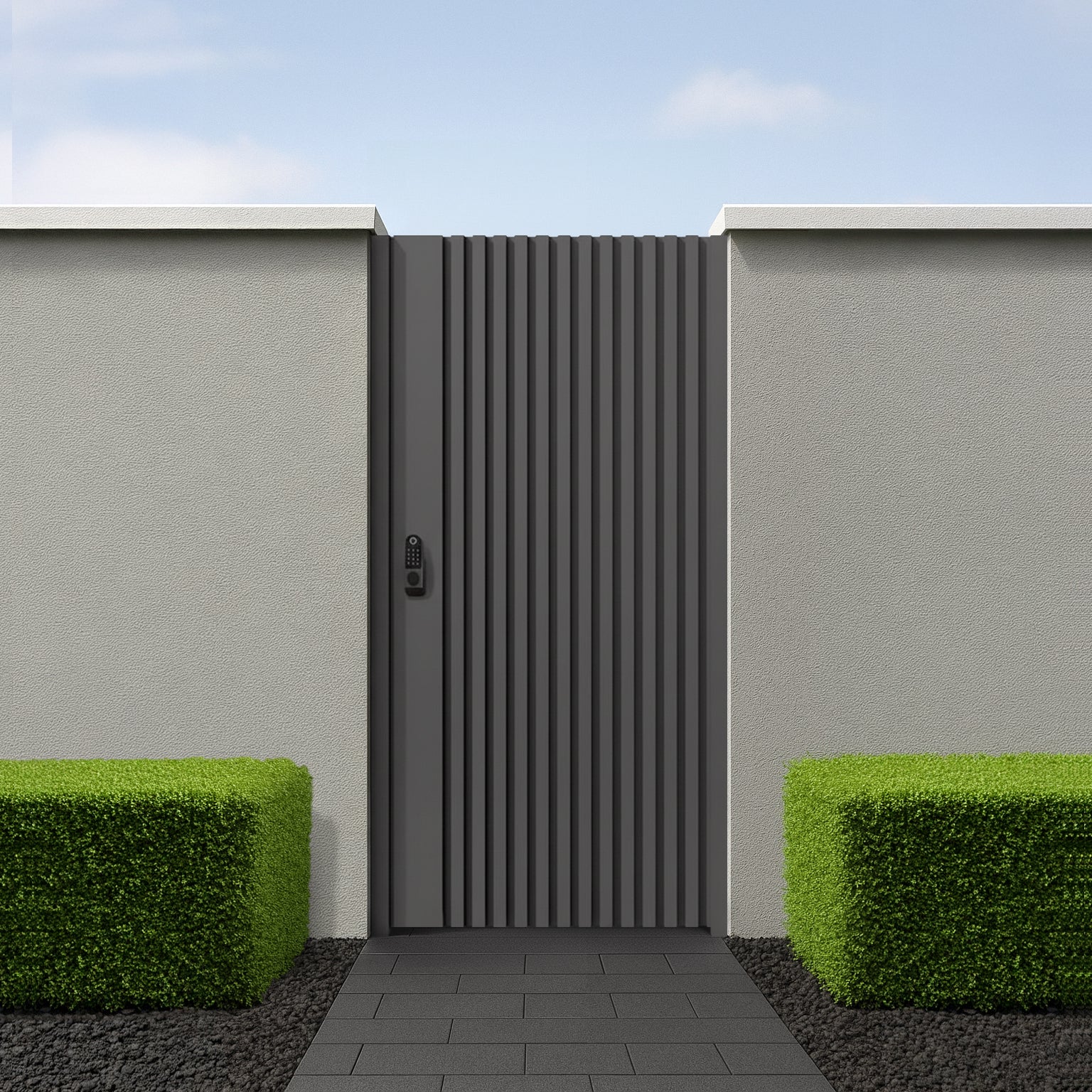 Aluminium Linea Pedestrian Gate