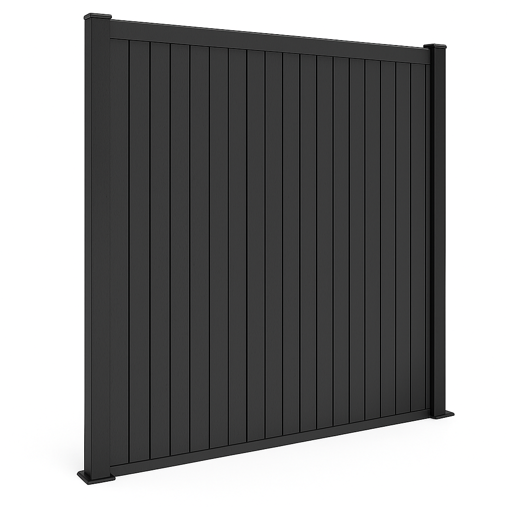 Smooth Finish Vertical Slat Composite Fencing