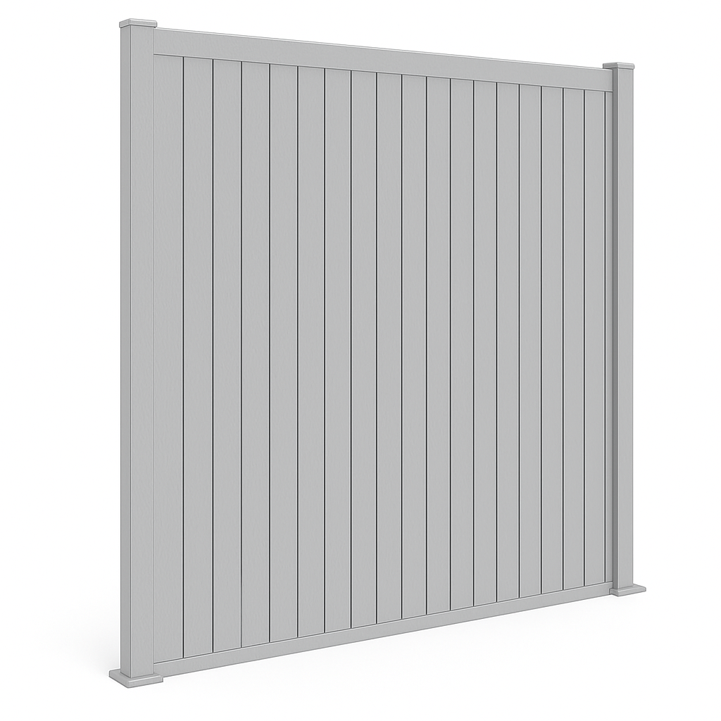 Smooth Finish Vertical Slat Composite Fencing