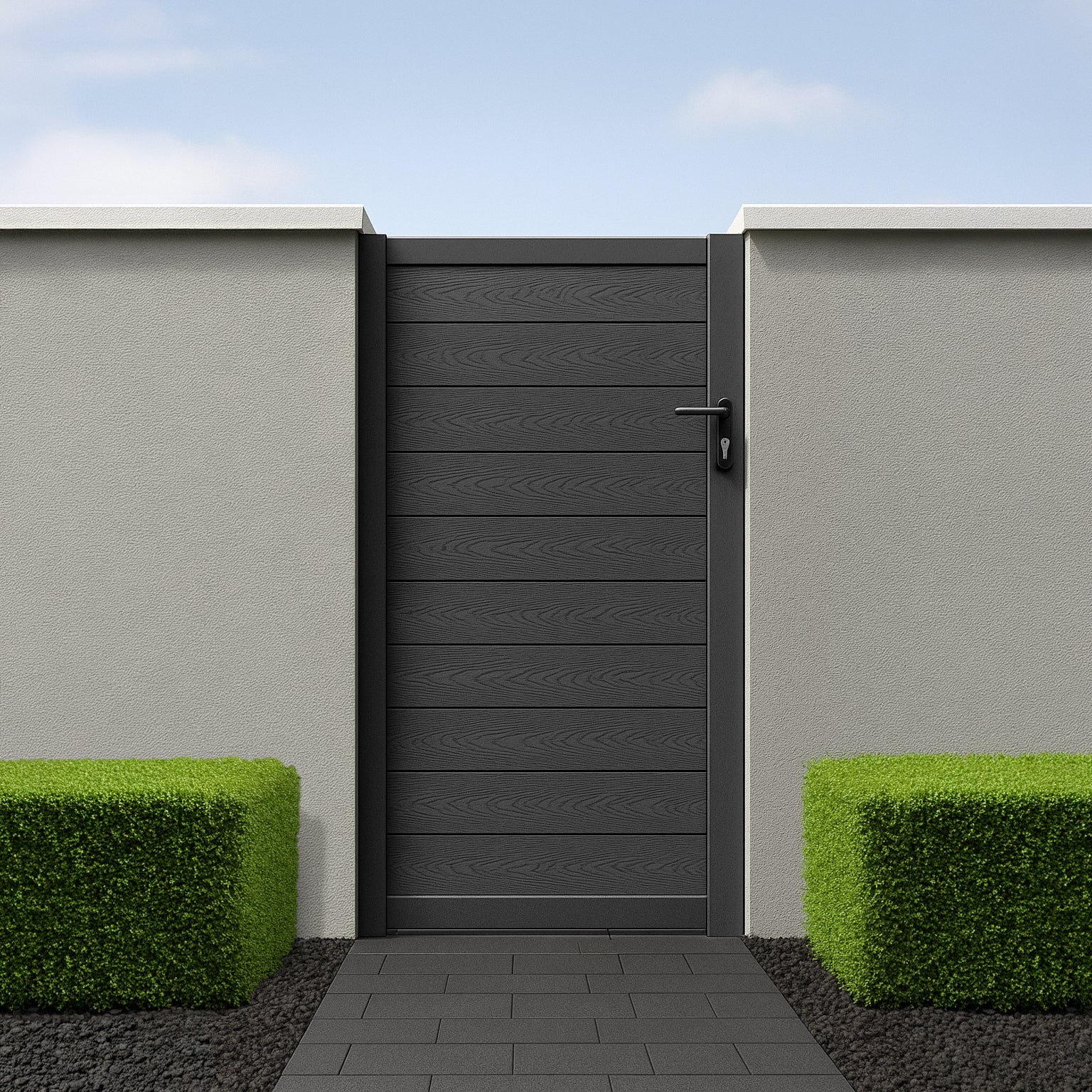 Grain Effect Traditional Pedestrian Gate