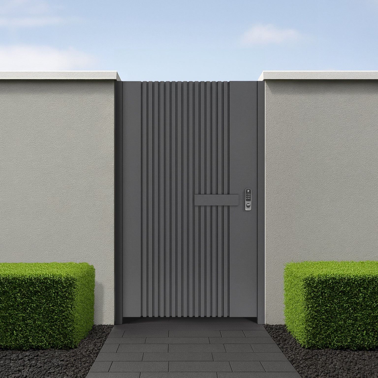 Aluminium Linea Pedestrian Gate