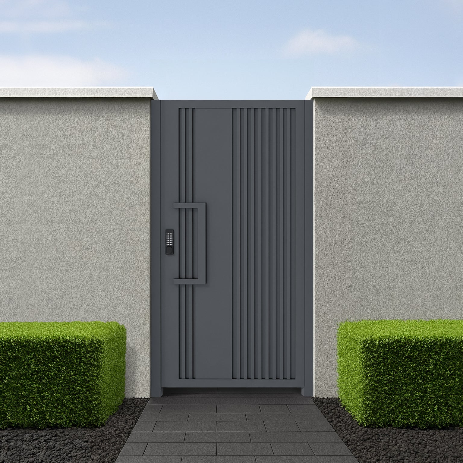 Aluminium Inky Pedestrian Gate