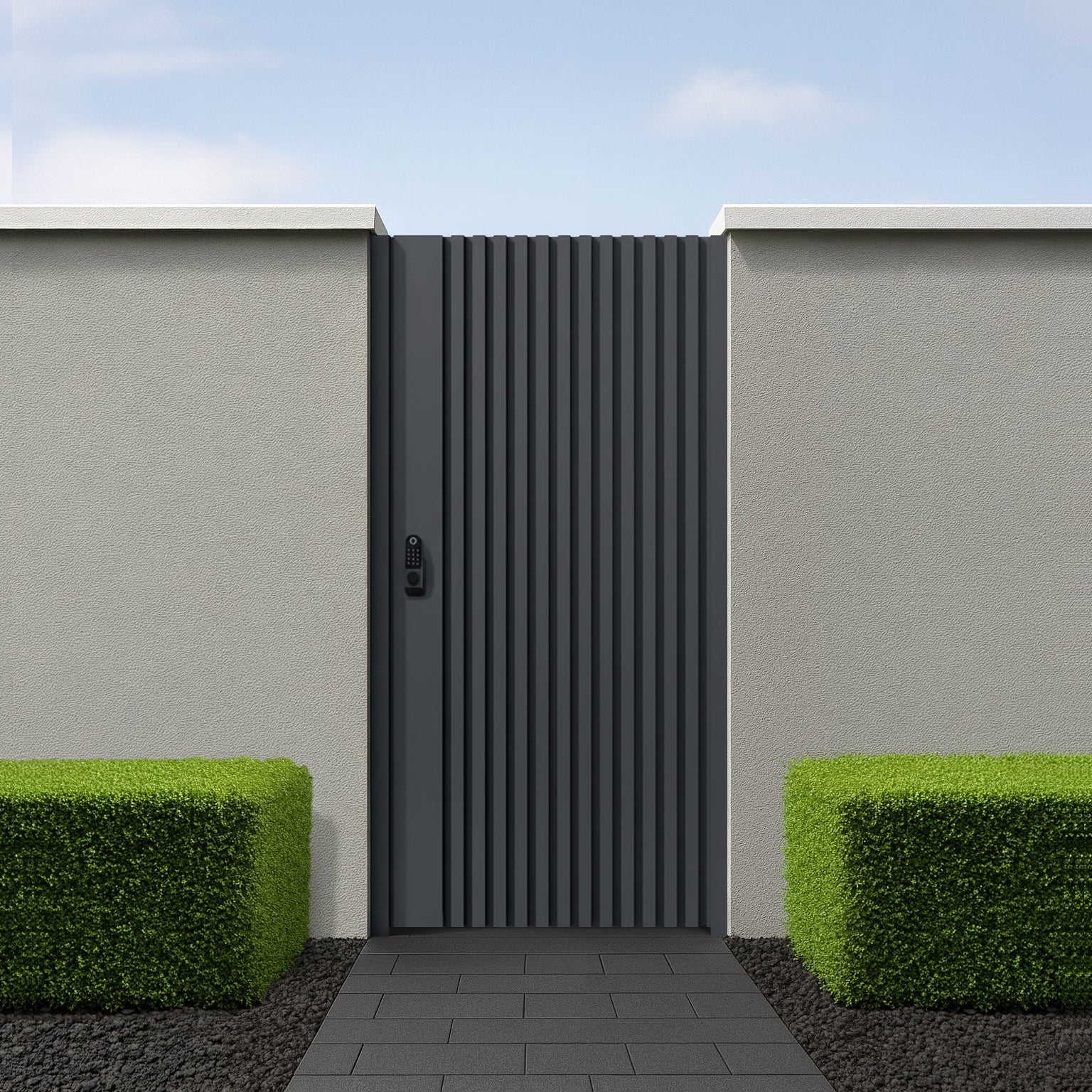 Aluminium Linea Pedestrian Gate